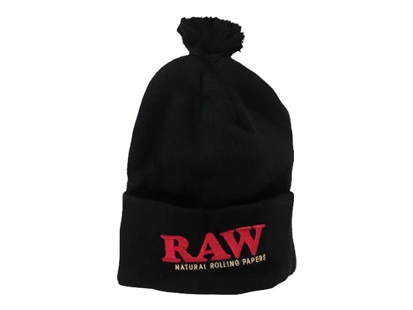 RAW X Rolling Papers Pompom Beanie