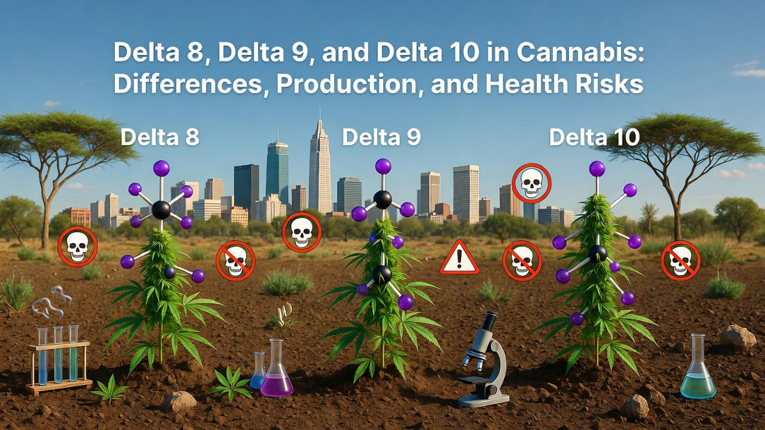 Delta 8, Delta 9, and Delta 10 in Cannabis: Decoding the Differences, Production, and Health Risks