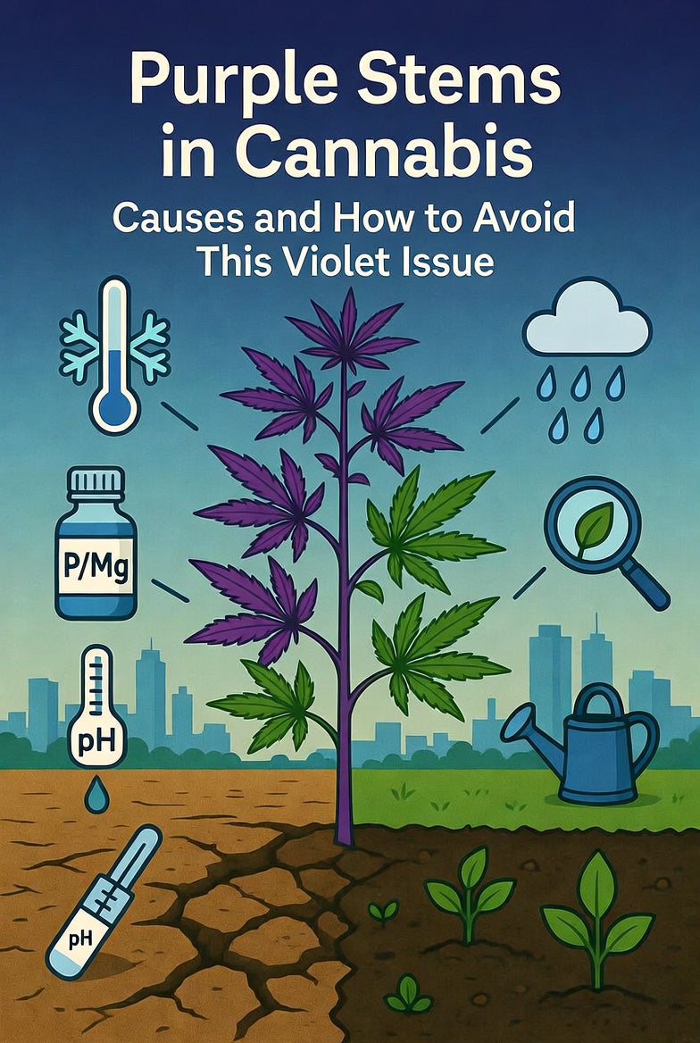Purple Stems in Cannabis: Causes and How to Avoid This Violet Issue