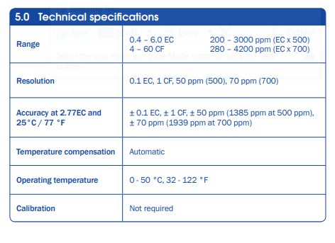 Bluelab Commercial Truncheon Nutrient Meter