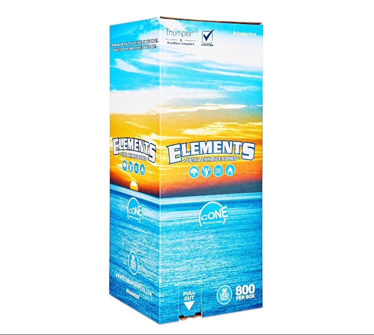 Elements Blue King Size Cones 800's