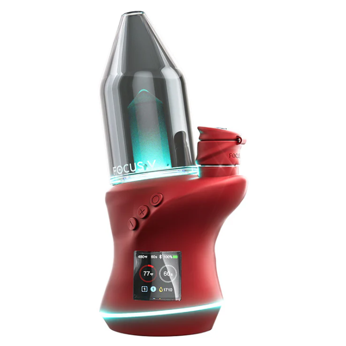 Focus V Carta 2 Electronic Dab Rig red front view