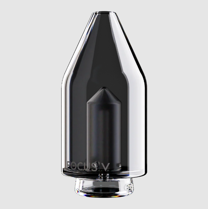 Focus V Carta 2 Glass Top black. side view