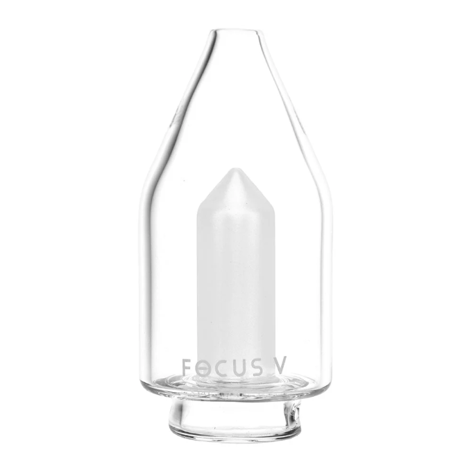 Focus V Carta 2 Glass Top clear in colour. side view