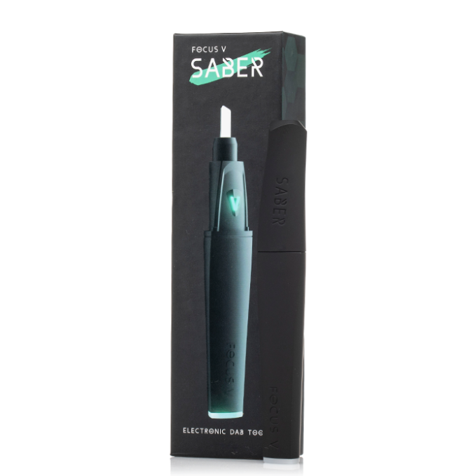 Saber electronic dab tool in packaging side view