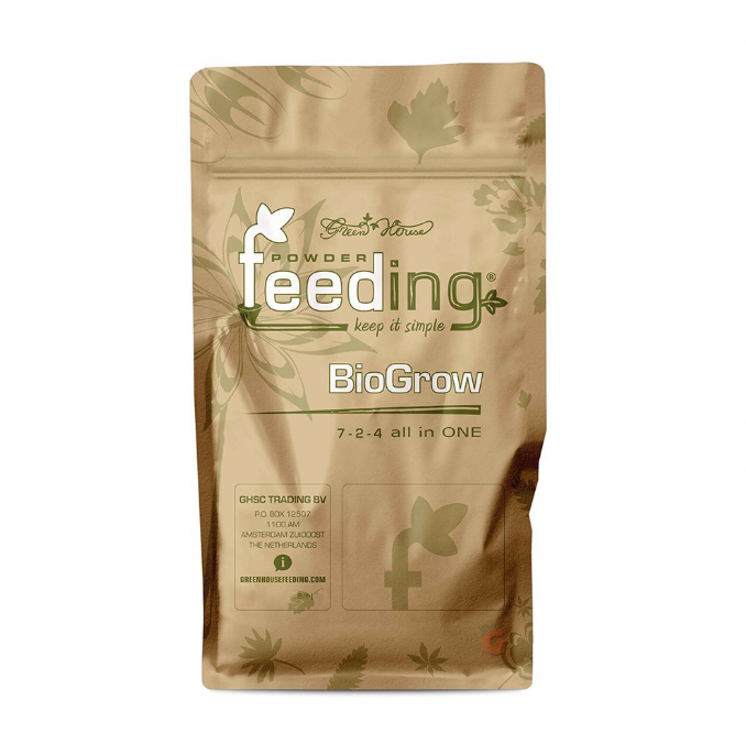 Greenhouse Feeding BioGrow 1Kg powdered nutrients for sale