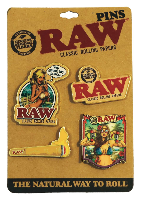 RAW Classic Badge Pin Set