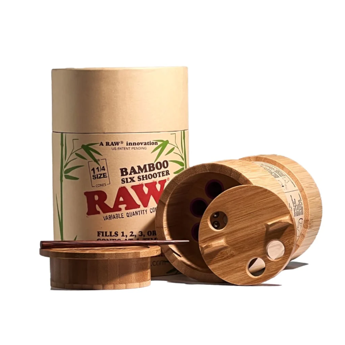 RAW Bamboo Six Shooter